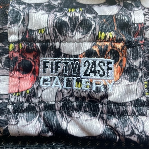 FIFTY 24SF Gallery Skull Design Zip-Up Hoodie – Size Large - Picture 7 of 11